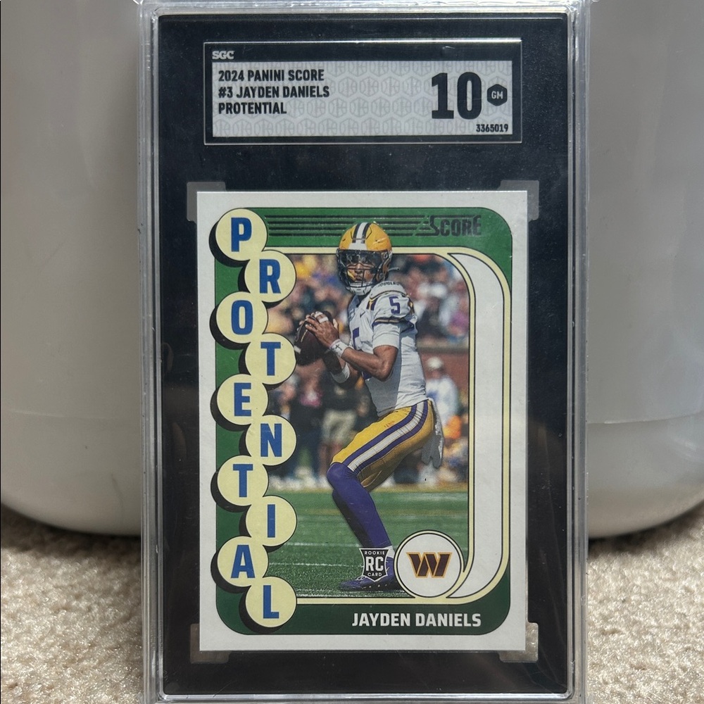 2024 Panini Score Jayden Daniels Rookie Card SGC 10